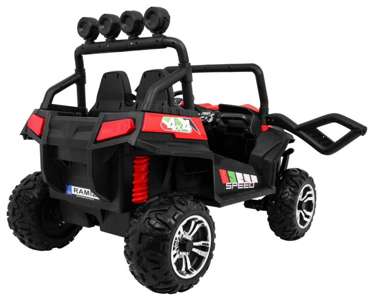 Buggy na akumulator Grand 4x4 LIFT - dvosjed - crveni