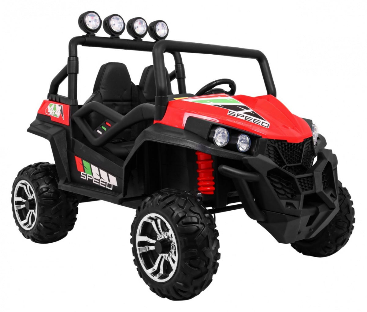 Buggy na akumulator Grand 4x4 LIFT - dvosjed - crveni