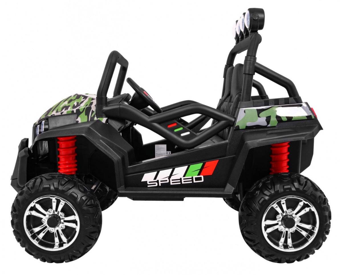 Buggy na akumulator Grand 4x4 LIFT - dvosjed - moro