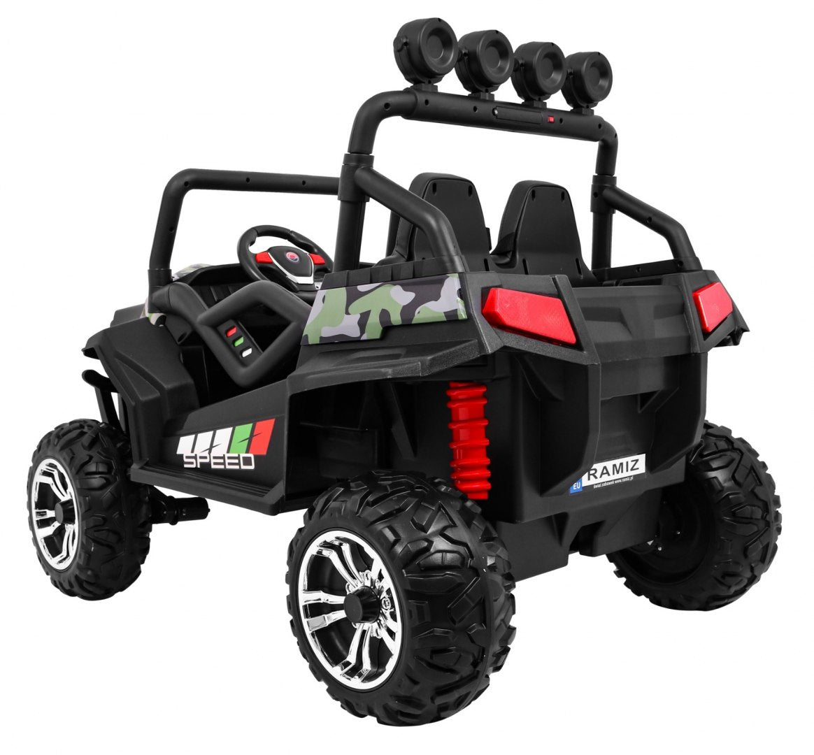 Buggy na akumulator Grand 4x4 LIFT - dvosjed - moro