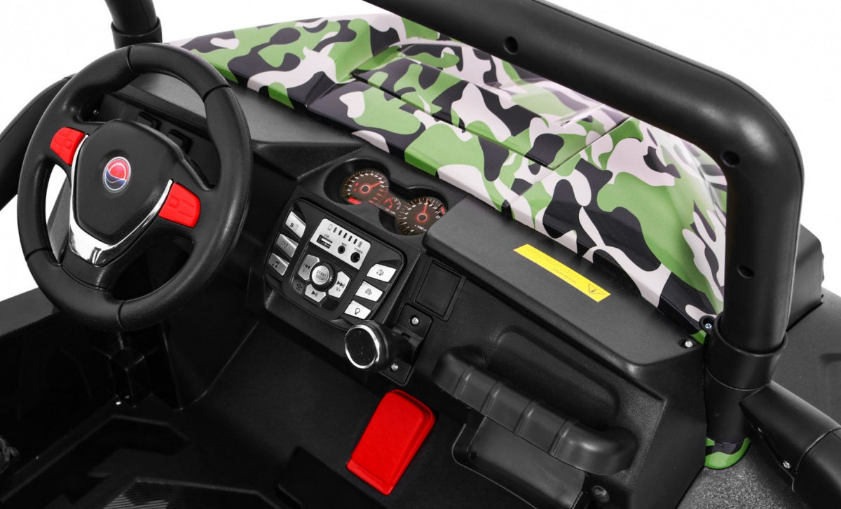 Buggy na akumulator Grand 4x4 LIFT - dvosjed - moro