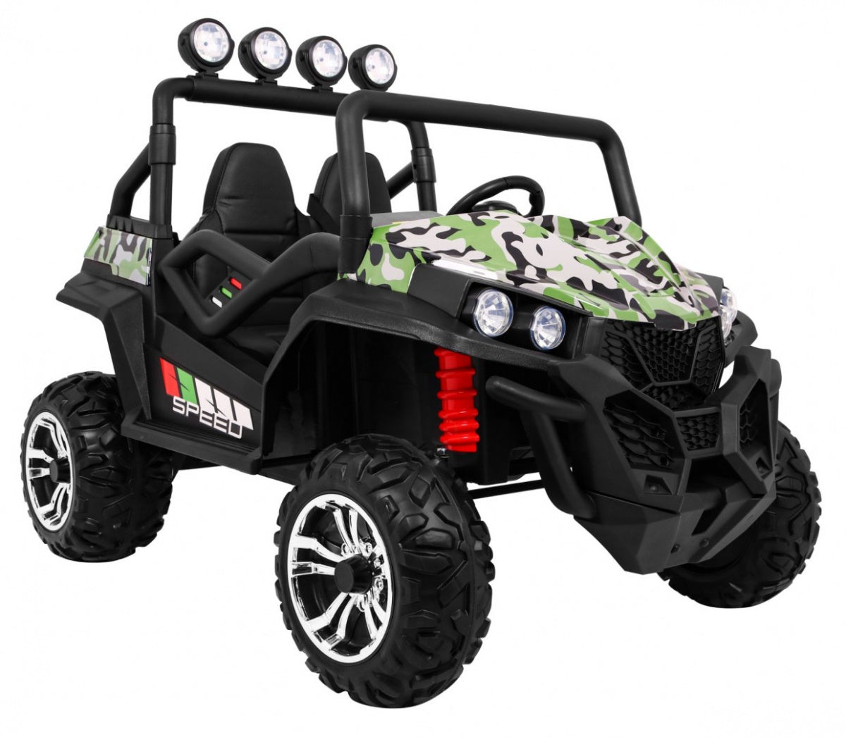 Buggy na akumulator Grand 4x4 LIFT - dvosjed - moro