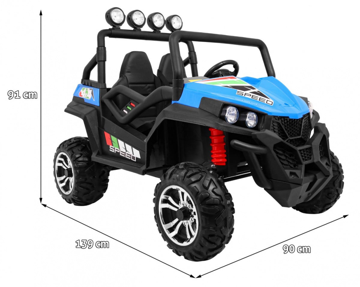 Buggy na akumulator Grand 4x4 LIFT - dvosjed - plavi
