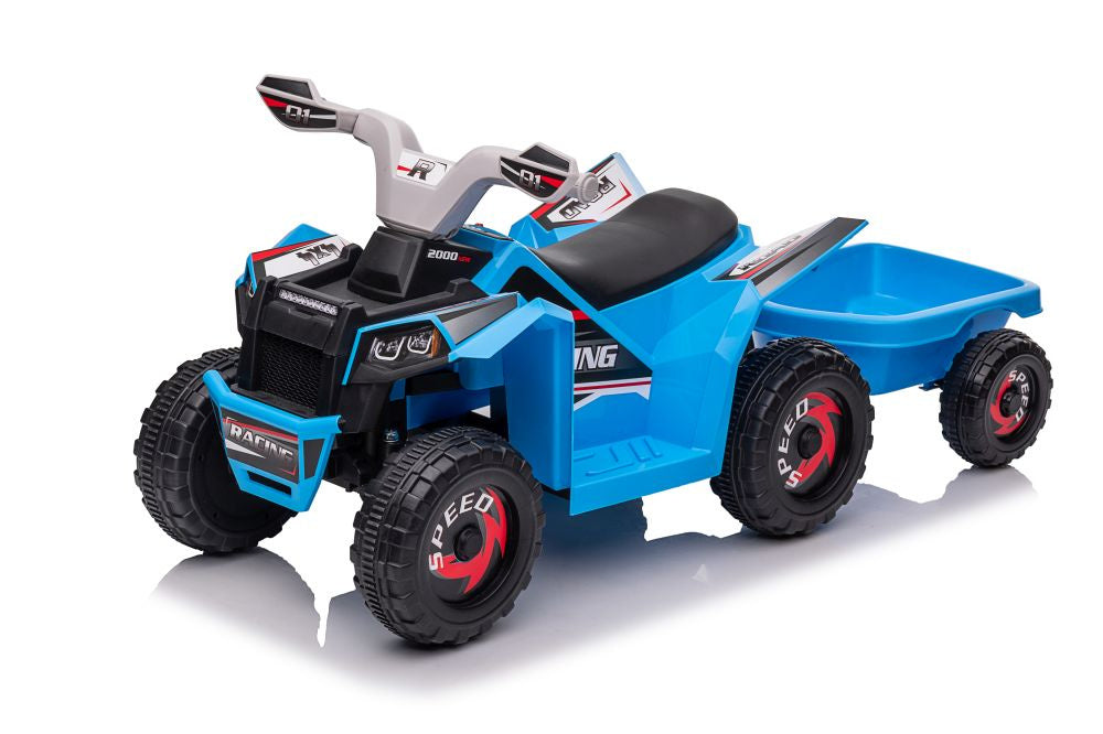 Quad na akumulator s prikolicom XMX630T - plavi
