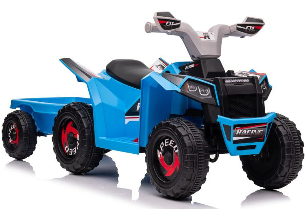 Quad na akumulator s prikolicom XMX630T - plavi