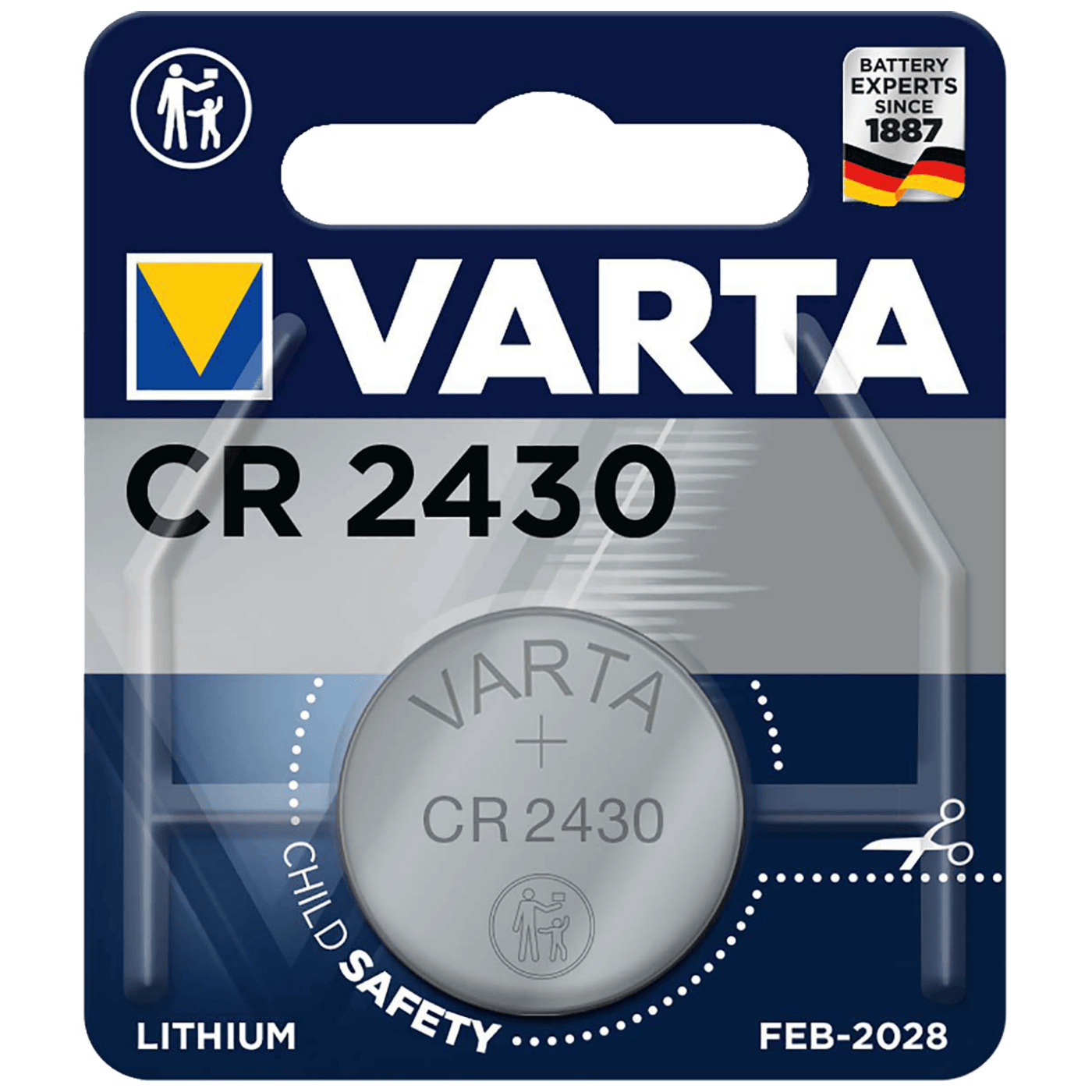 Varta Baterija litijska, CR2450, 3 V, dugmasta, blister 1 kom