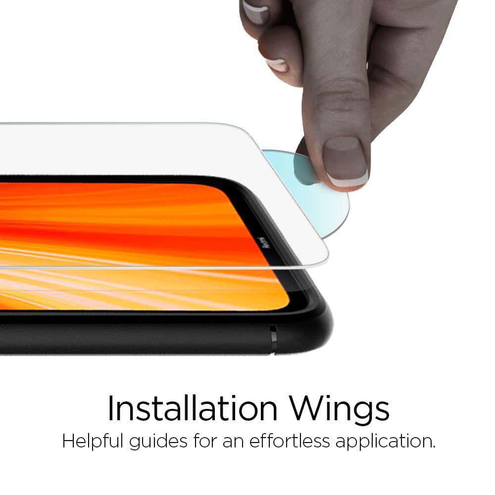 Spigen - Glas.TR Slim (2 kom) za iPhone X / XS / 11 PRO - crno