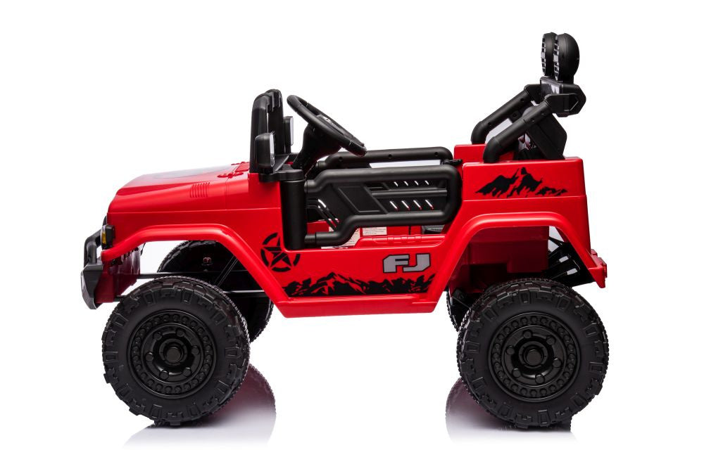 Licencirani auto na akumulator Toyota FJ White 4x4 - crveni