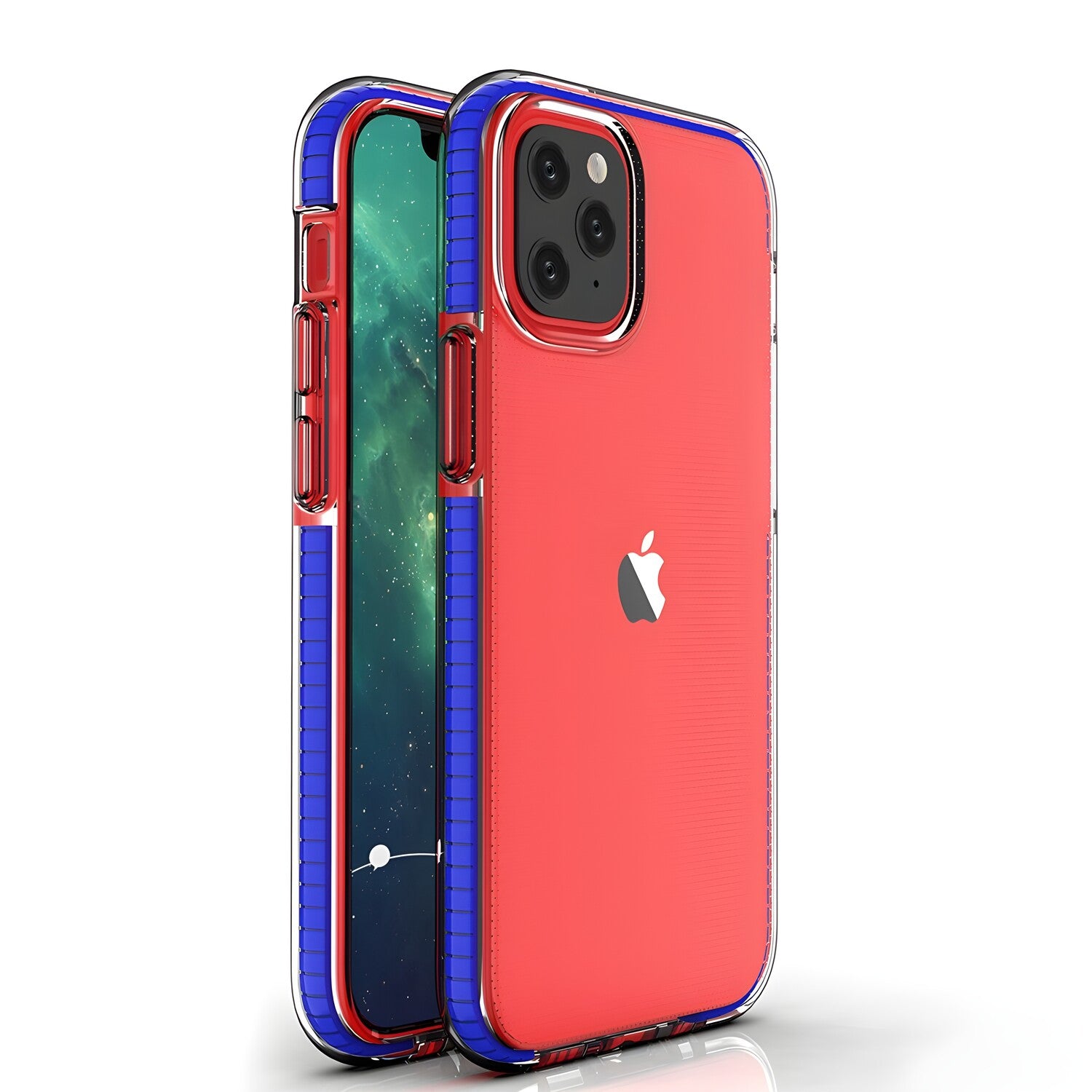 Futrola Spring clear TPU za Apple iPhone 12 Mini - Tamno plava KP8672