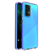 Futrola Spring clear TPU za Samsung Galaxy A52 4G/Galaxy A52 5G/Galaxy A52s 5G - Tamno plava KP8791