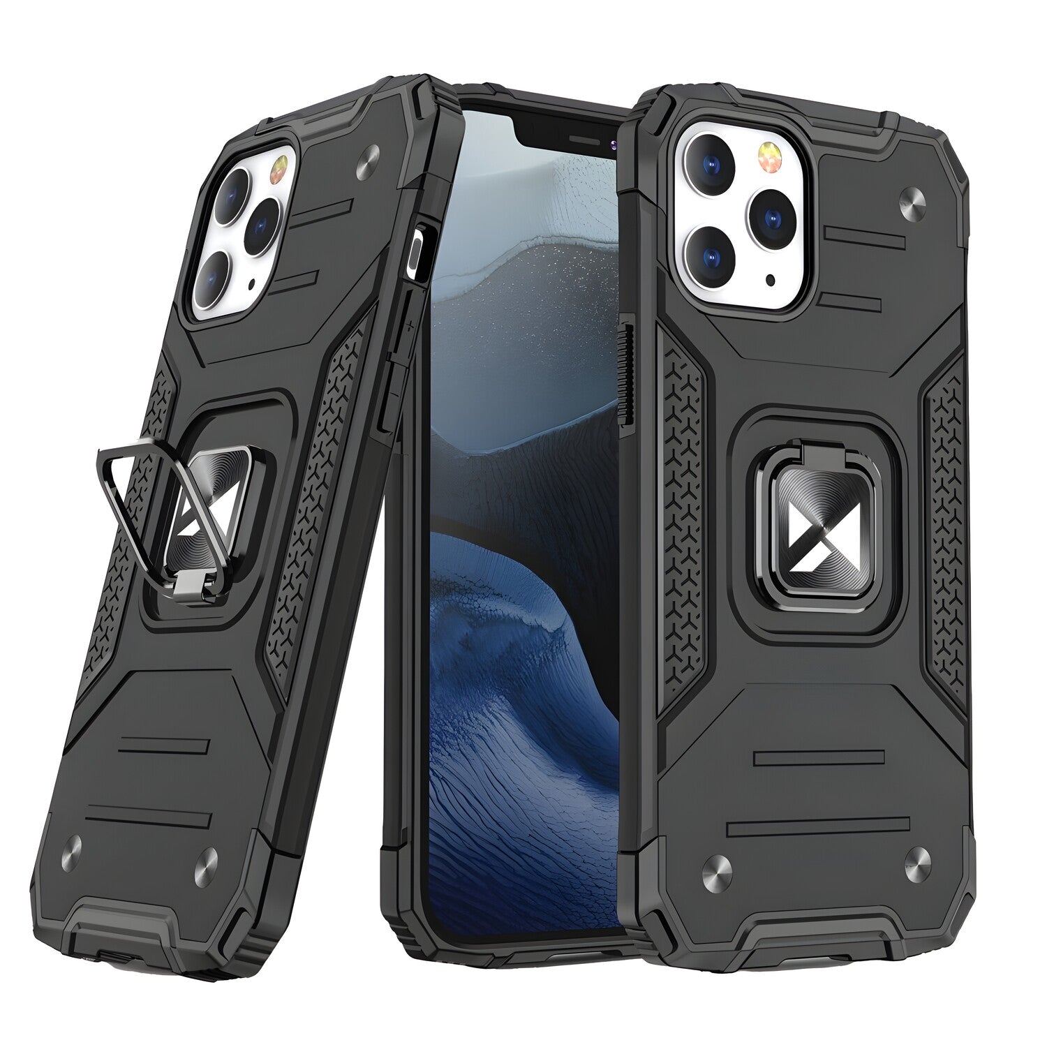 Futrola Wozinsky Ring Armor za Apple iPhone 12 Pro Max - Crna KP8909