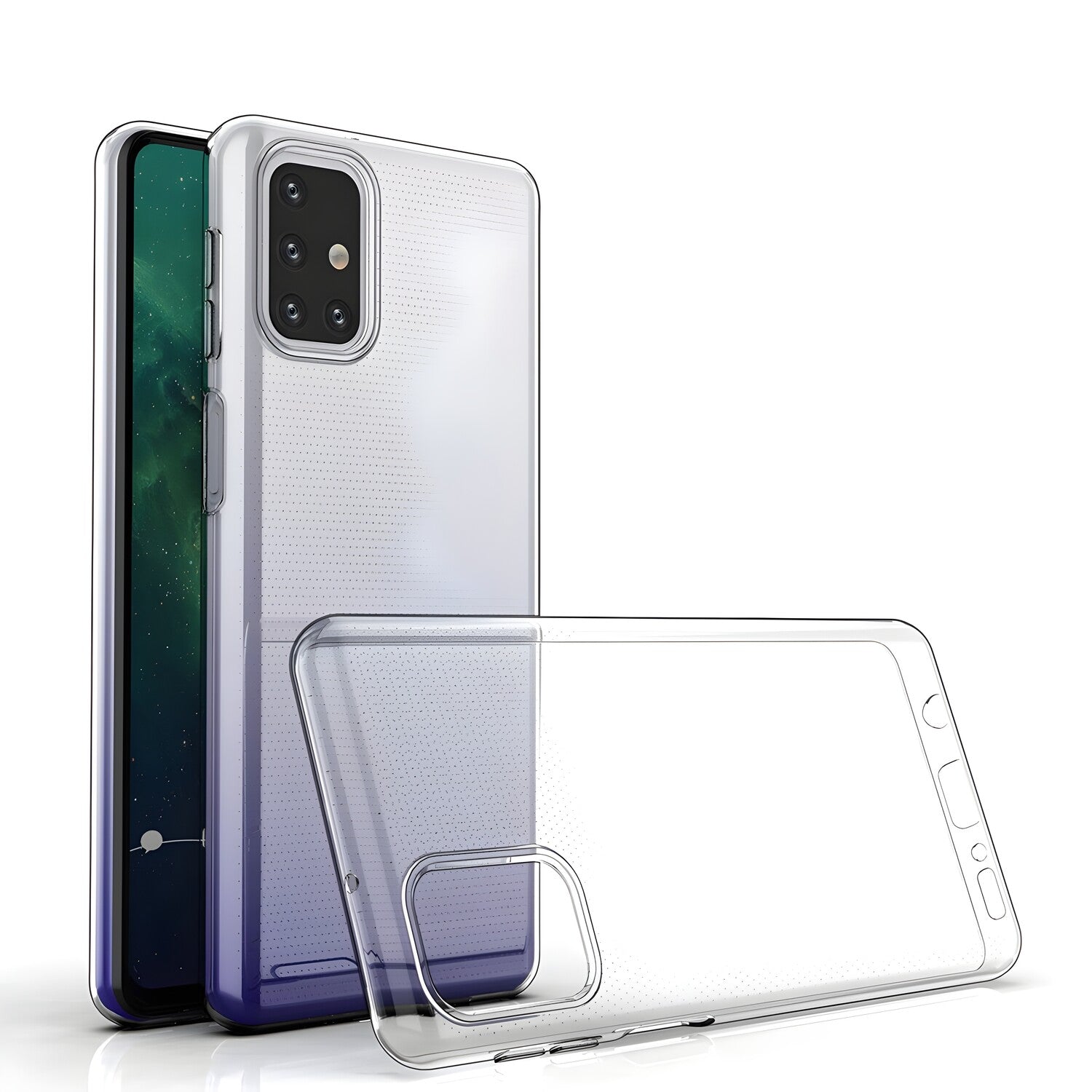 Przezračno zaštitno kućište za Samsung Galaxy M31S - Prozirna KP9389