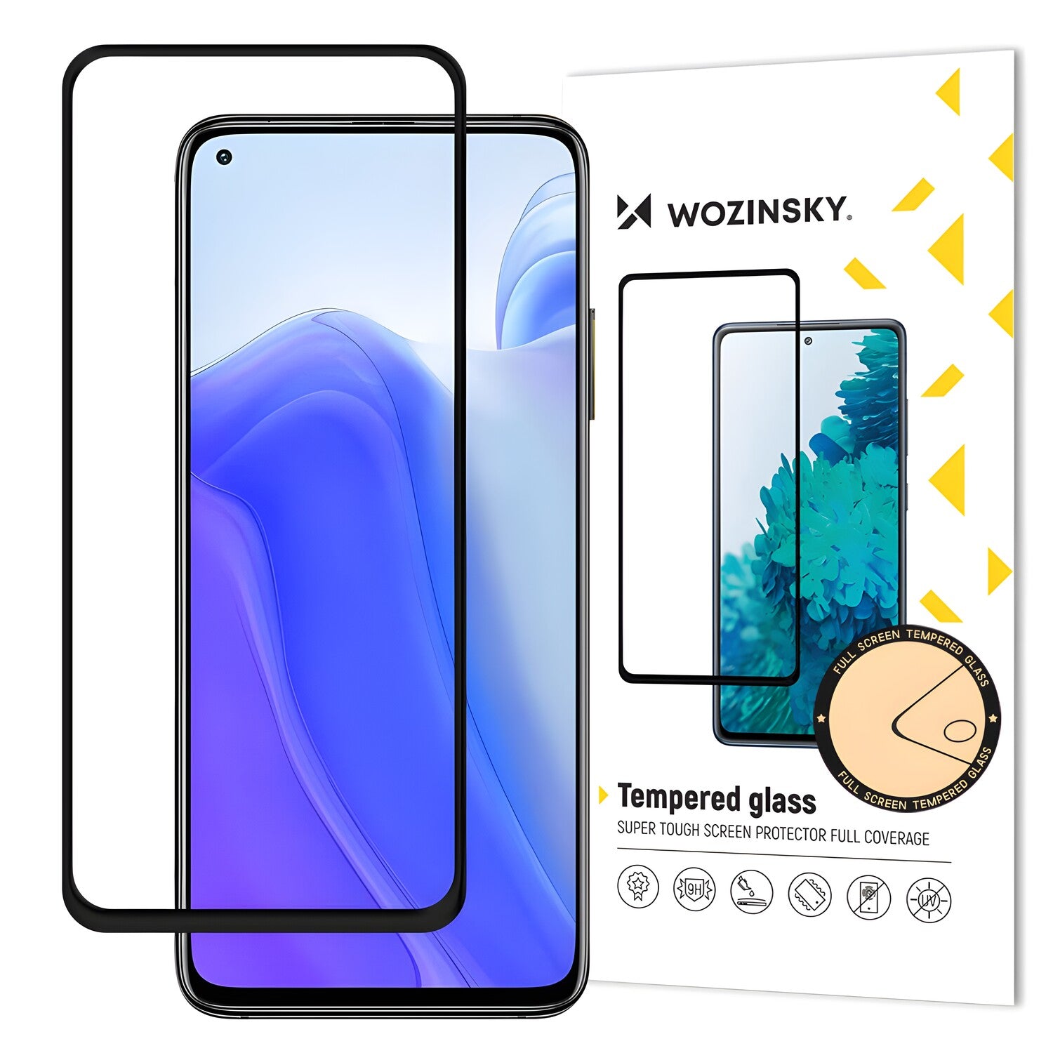 Wozinsky zaštitno kaljeno staklo za Xiaomi Redmi Note 9T 5G/Redmi Note 9 5G - Crna KP9804