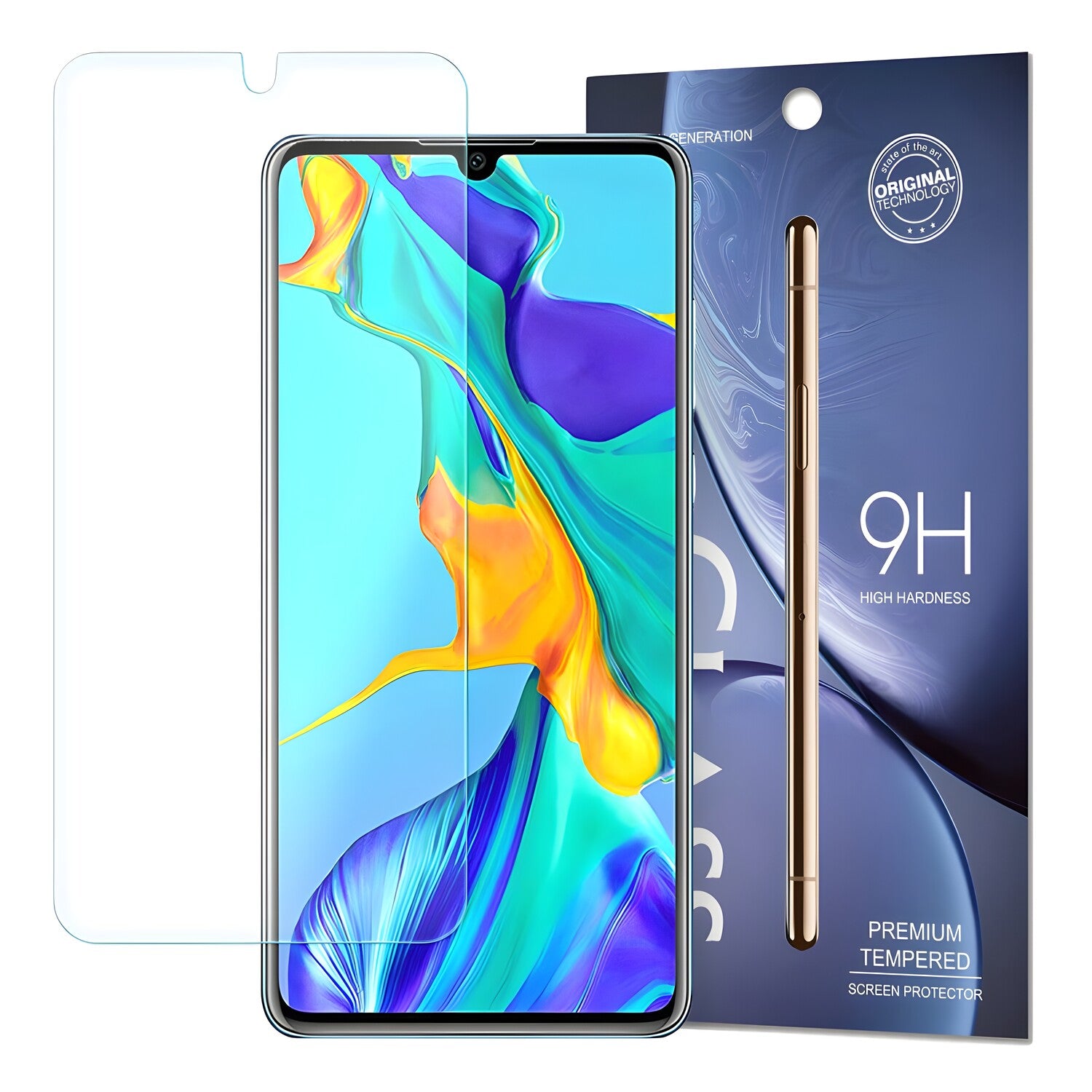 Kaljeno staklo 9H za Huawei P30 - Prozirna KP10145