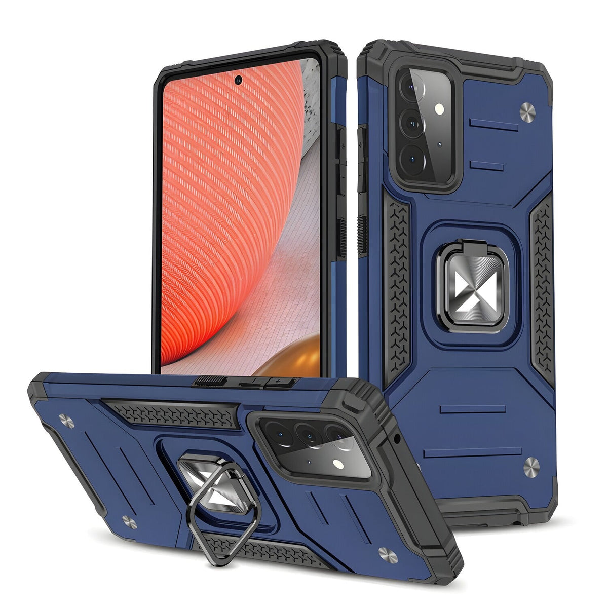 Futrola Wozinsky Ring Armor za Samsung Galaxy A72 4G - Tamno plava