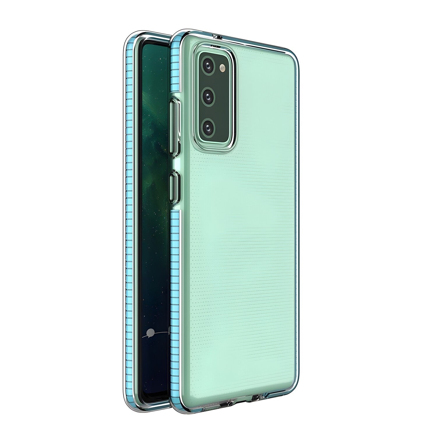 Futrola Spring clear TPU za Xiaomi Poco F3/Redmi K40/Redmi K40 Pro/Redmi K40 Pro+/Mi 11i - Plava KP10523