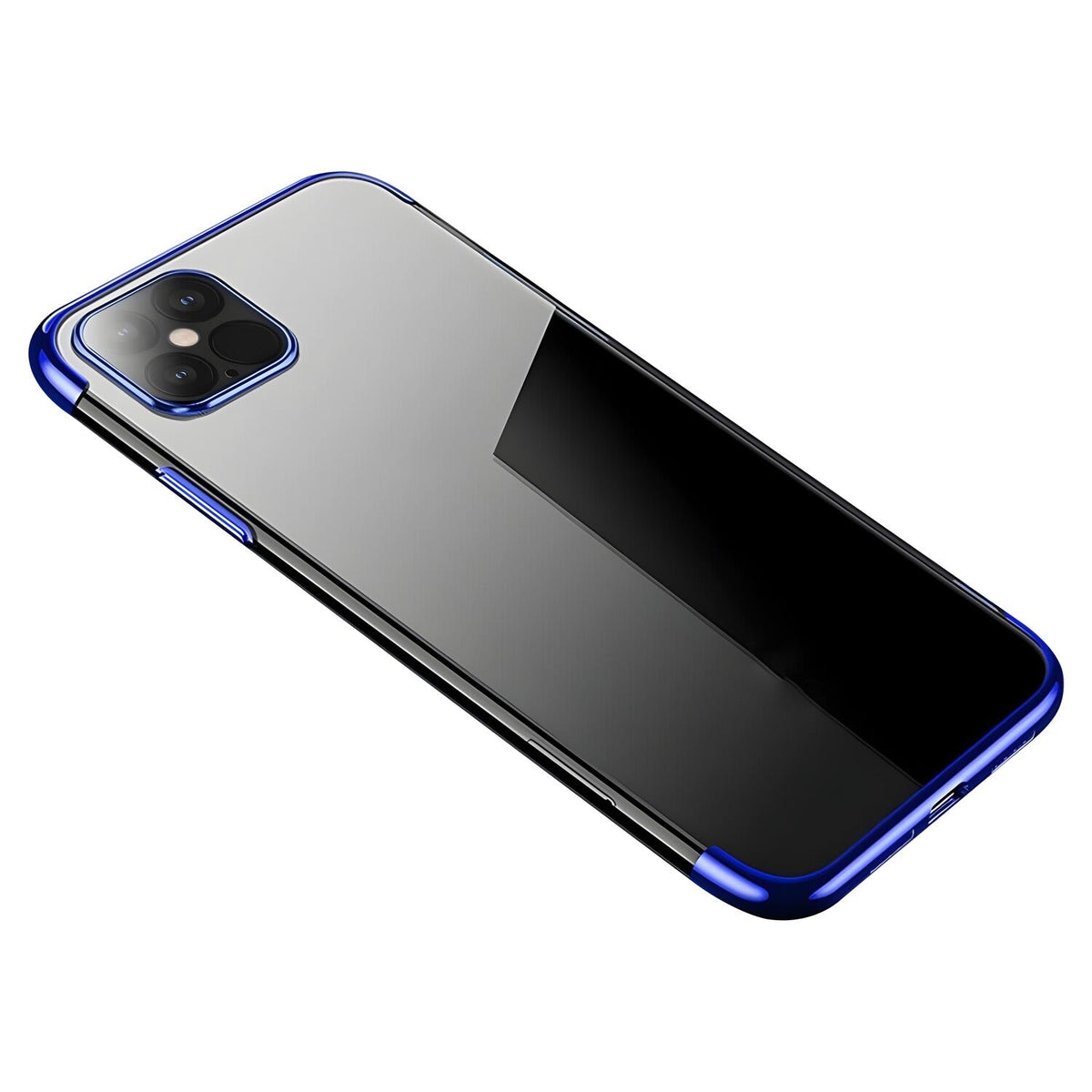 Futrola Clear Color s obojenim rubom za Samsung Galaxy S21 Plus 5G - Plava