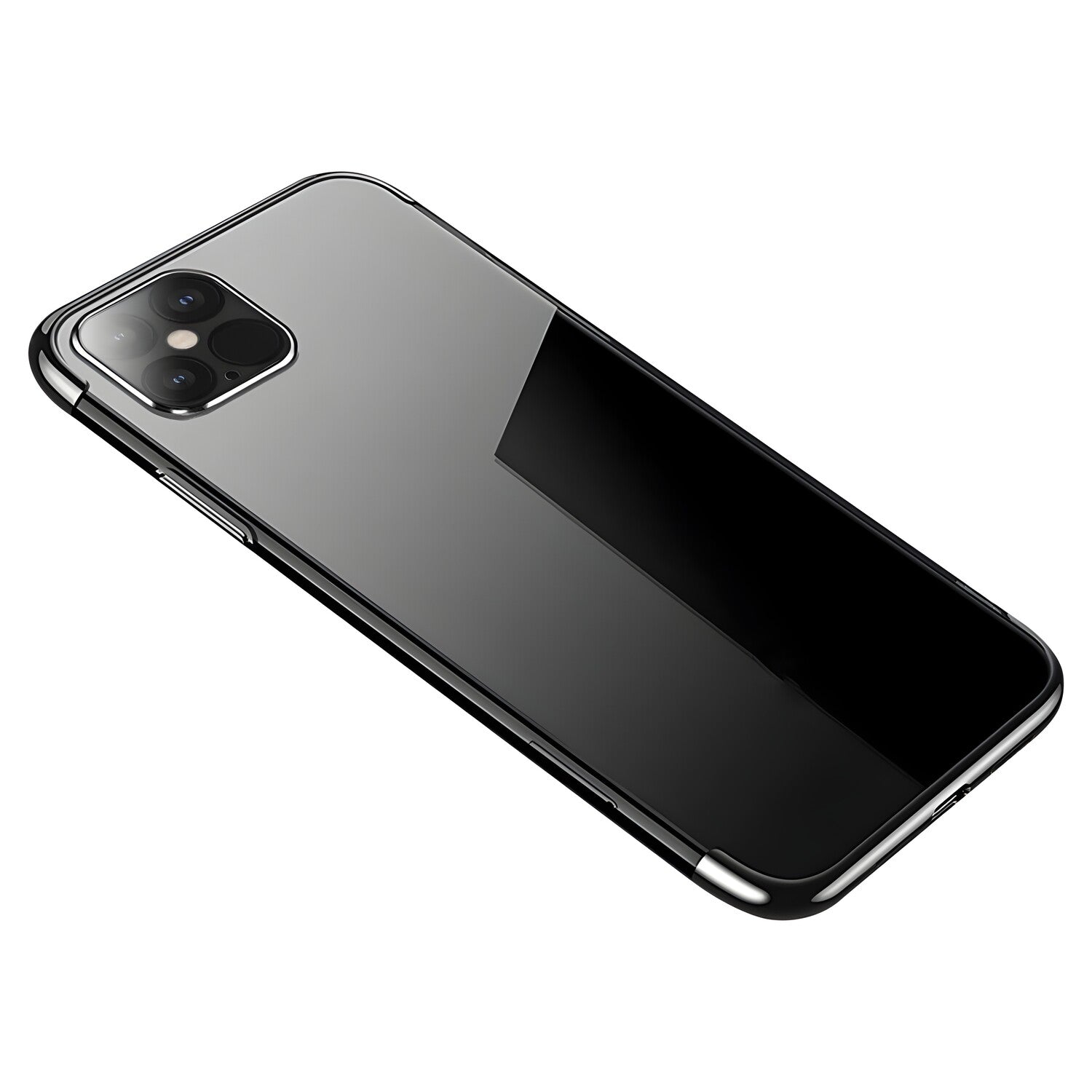 Futrola Clear Color s obojenim rubom za Samsung Galaxy S21 Plus 5G - Crna KP10822