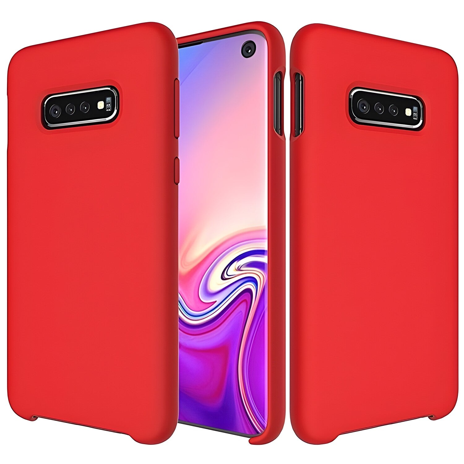 Silikonska futrola za Samsung Galaxy S10 - Crvena KP10988