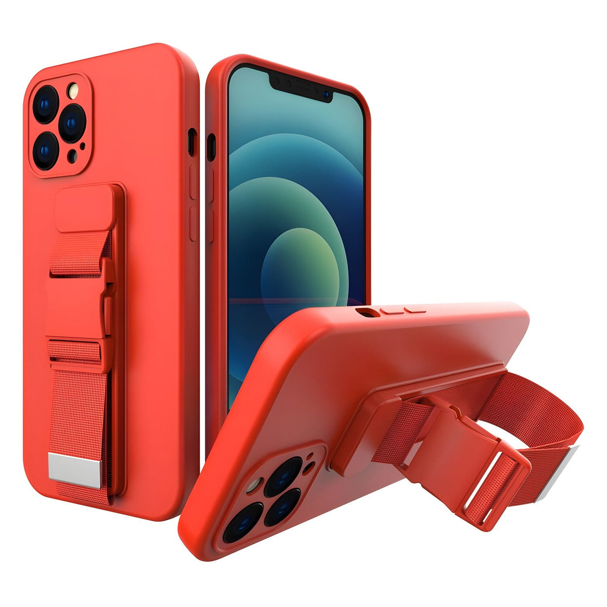 Futrola Rope Case za Samsung Galaxy A12/Galaxy M12 - Crvena