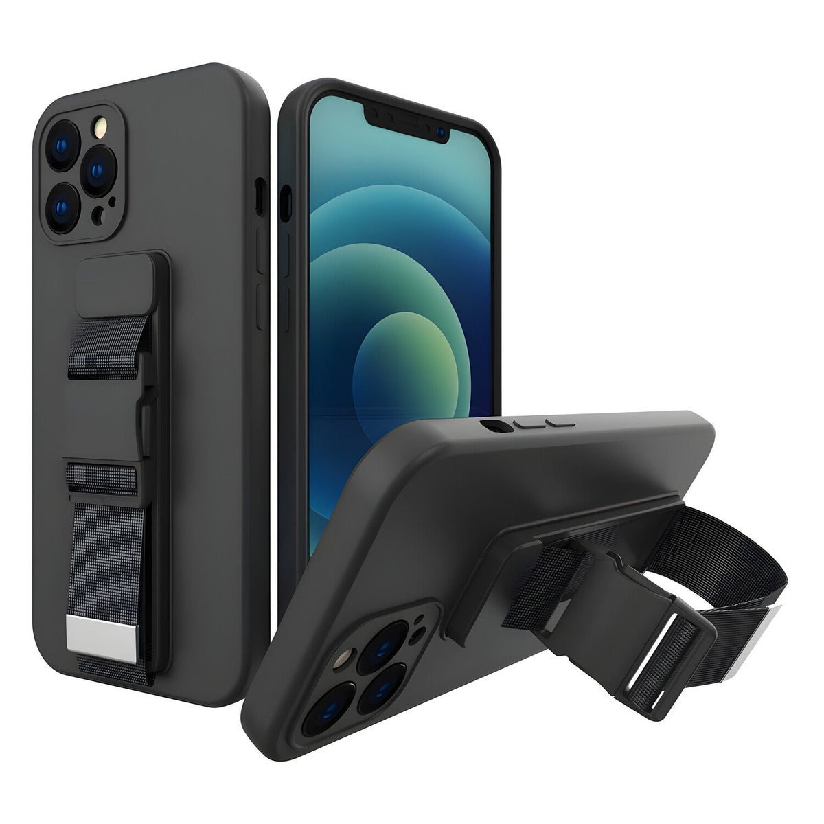 Futrola Rope Case za Samsung Galaxy A12/Galaxy M12 - Crna