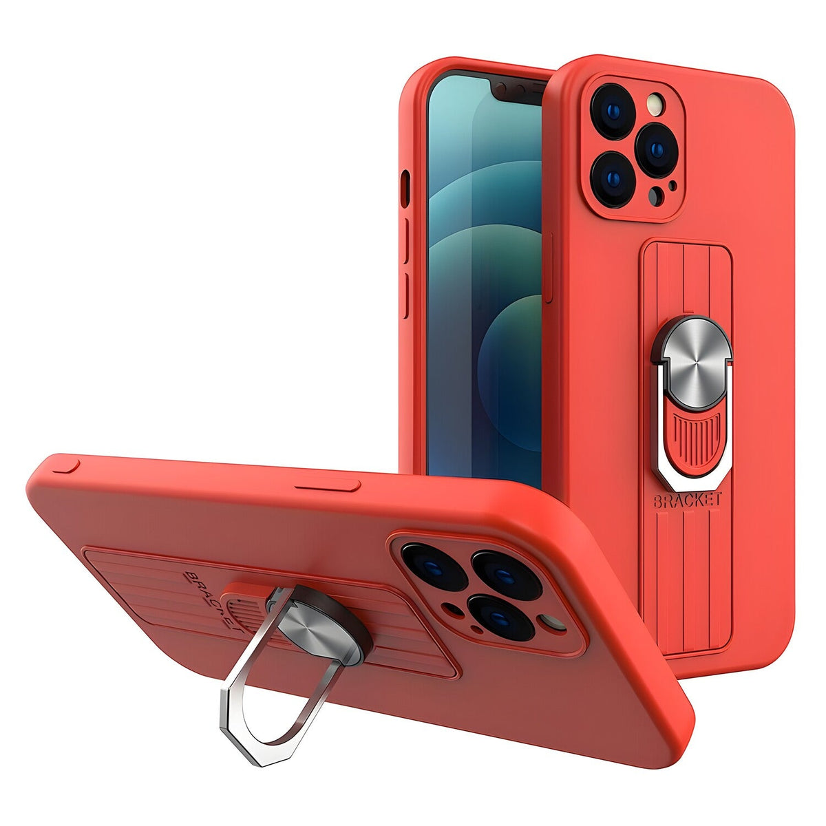 Futrola Ring Case za Apple iPhone 7/iPhone 8/iPhone SE 2020/iPhone SE 2022 - Crvena