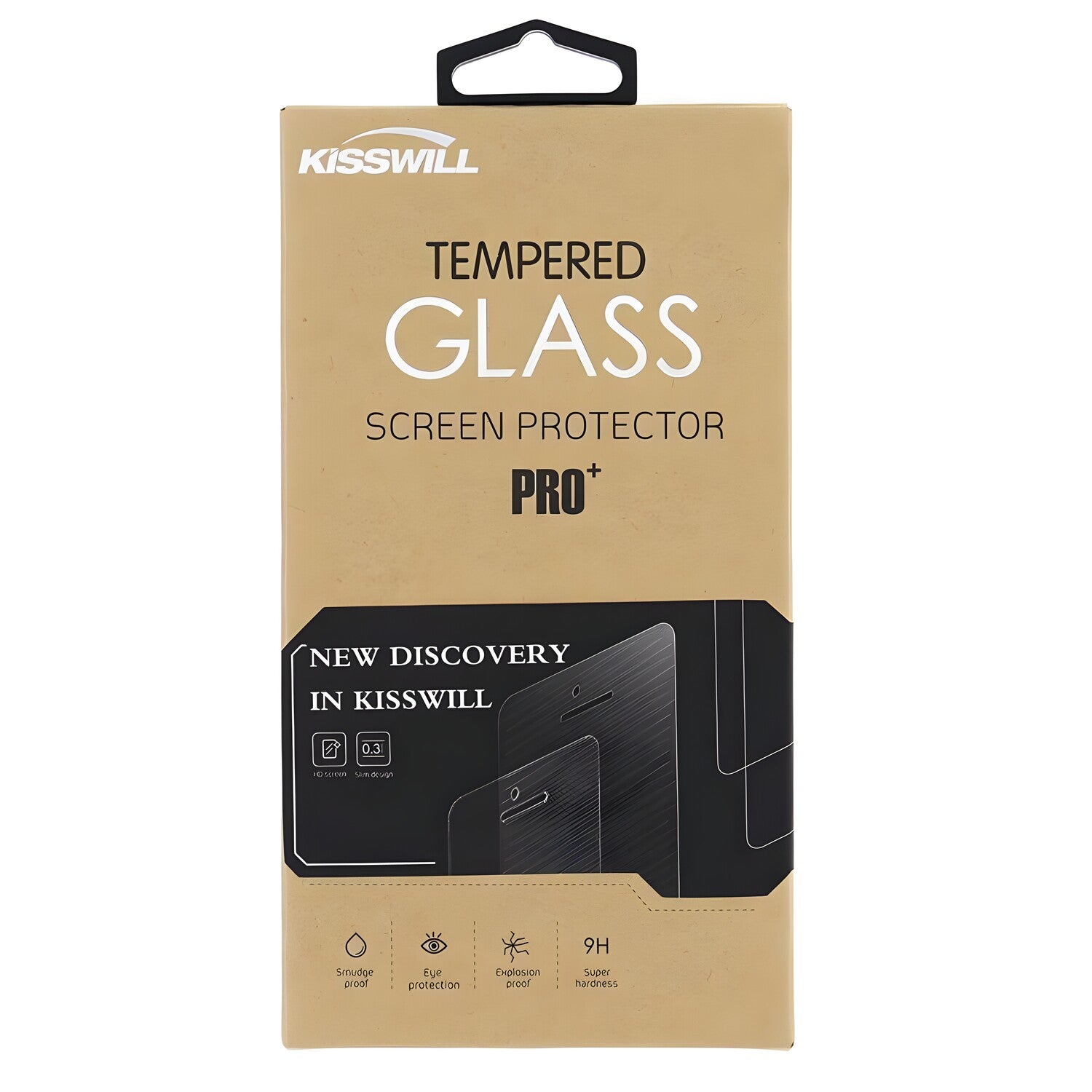 Kisswill Tempered Glass 2.5D staklo za Motorola Edge - Prozirna KP11632