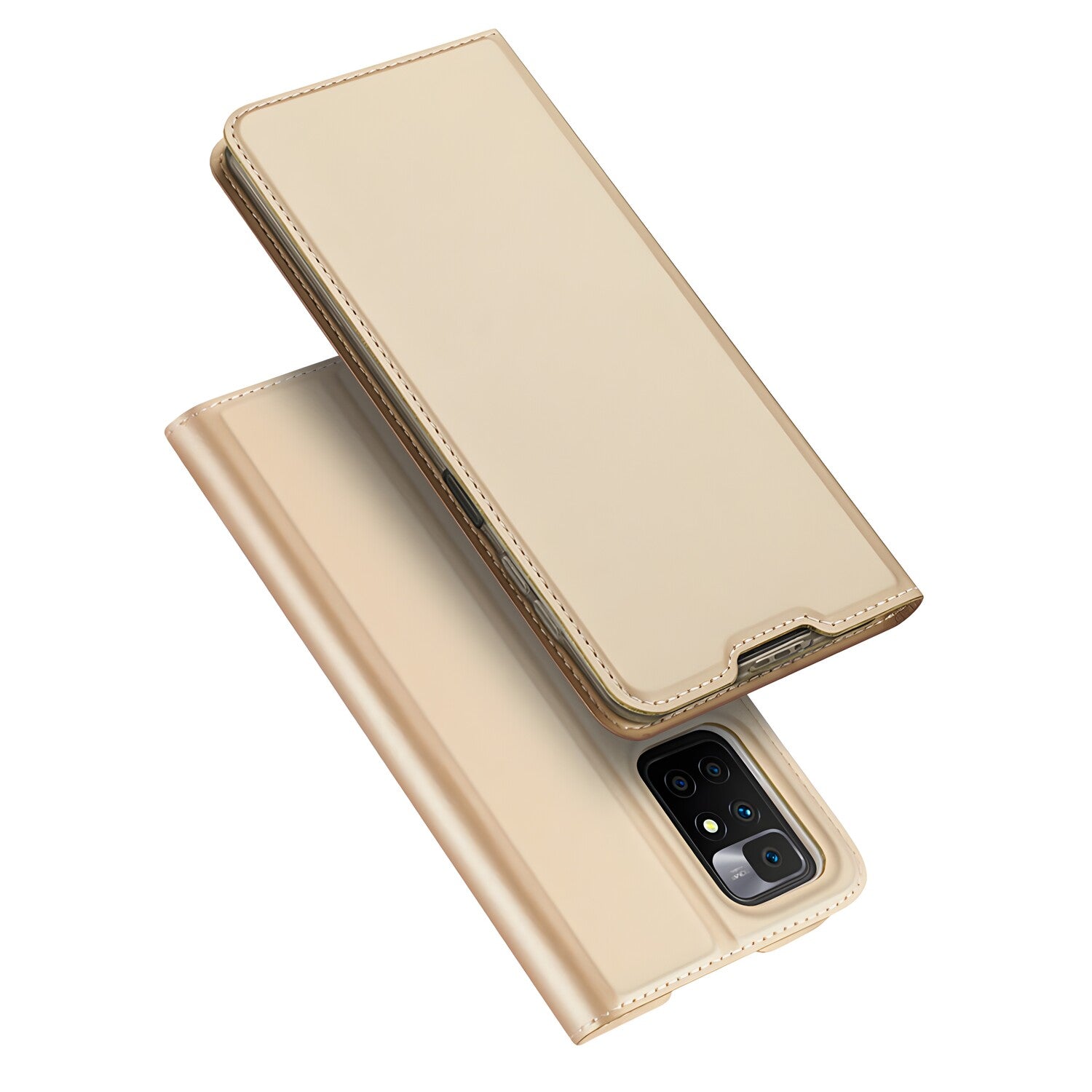Knjigasta futrola DUX DUCIS Skin Pro za Xiaomi Redmi 10 - Zlatna KP13602