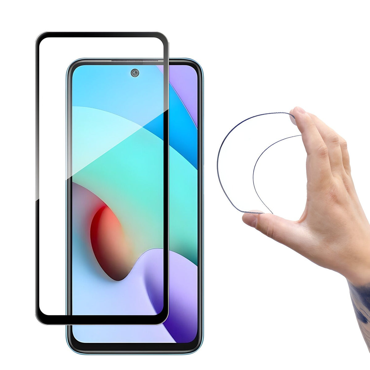 Wozinsky fleksibilno zaštitno staklo za pre Xiaomi Redmi 10 - Crna