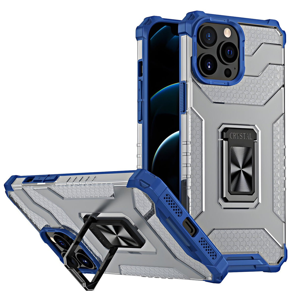 Futrola Crystal Ring Case za Apple iPhone 13 Pro - Plava