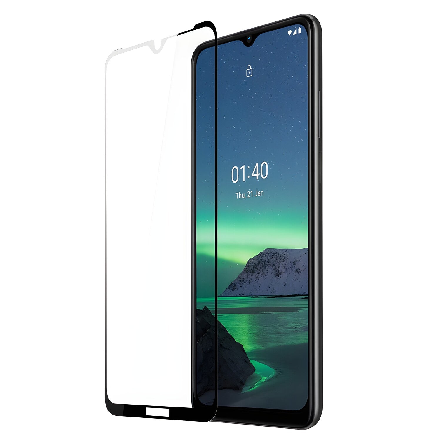 Dux Ducis 10D Kaljeno staklo za Nokia 1.4 - Crna KP13948