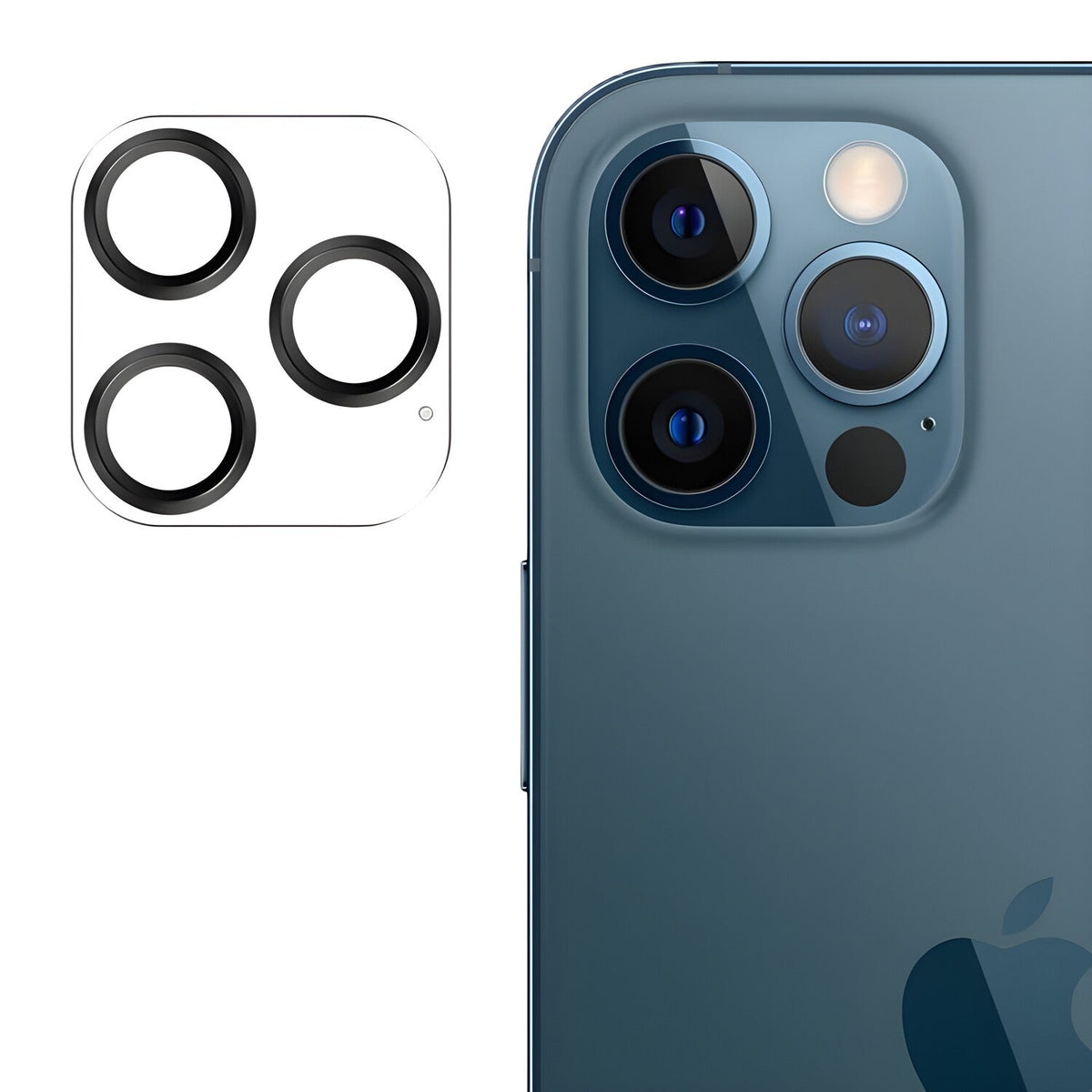 Zaštitno staklo za kameru Joyroom za Apple iPhone 12 Pro Max - Crna
