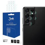 4x Staklo za kameru 3mk za Samsung Galaxy S21 Ultra 5G - Prozirna KP14552