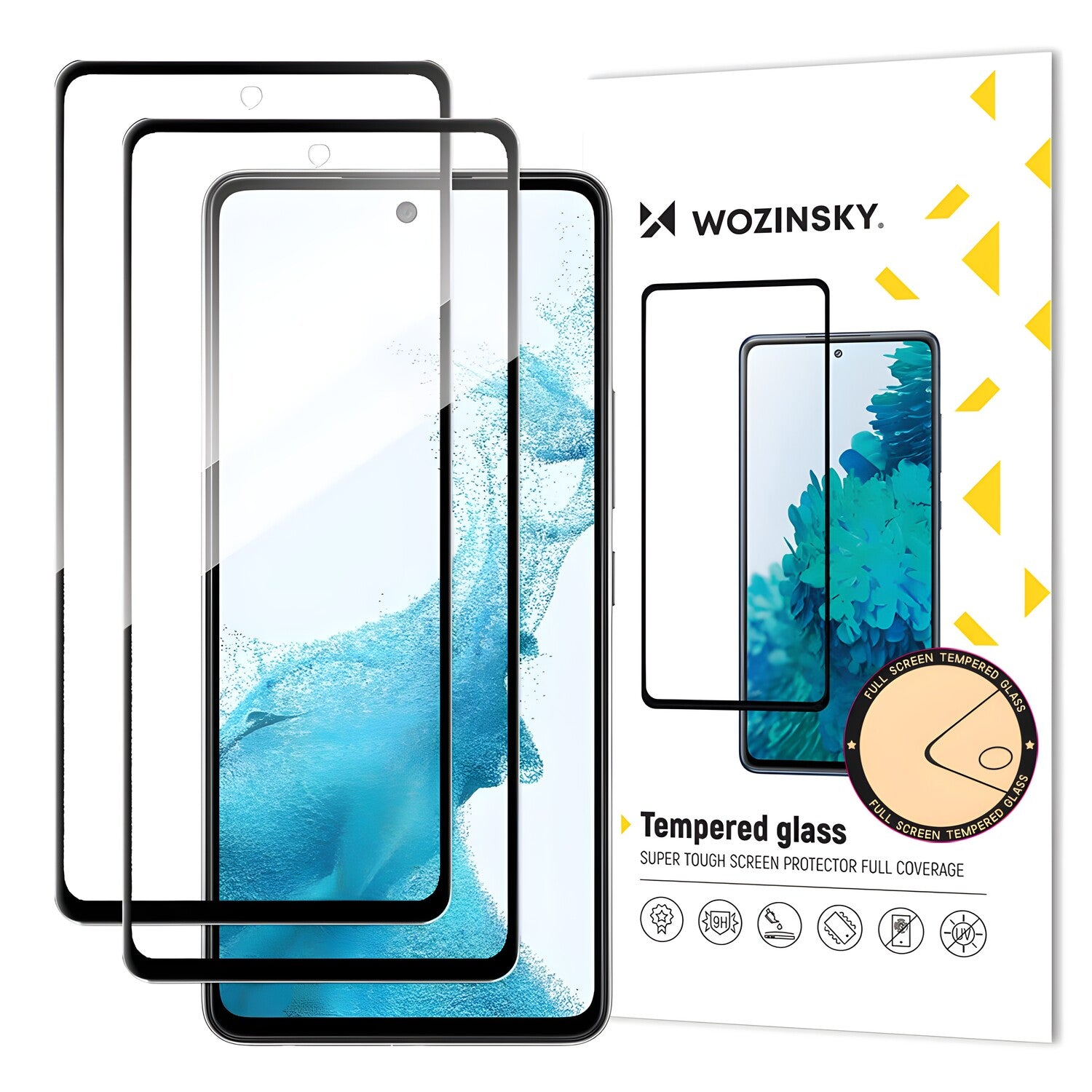 2x Wozinsky zaštitno kaljeno staklo za Samsung Galaxy A53 5G - Crna KP15044