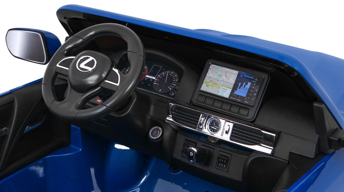 Licencirani auto na akumulator Lexus LX570 4x4 - dvosjed - plavi/lakirani