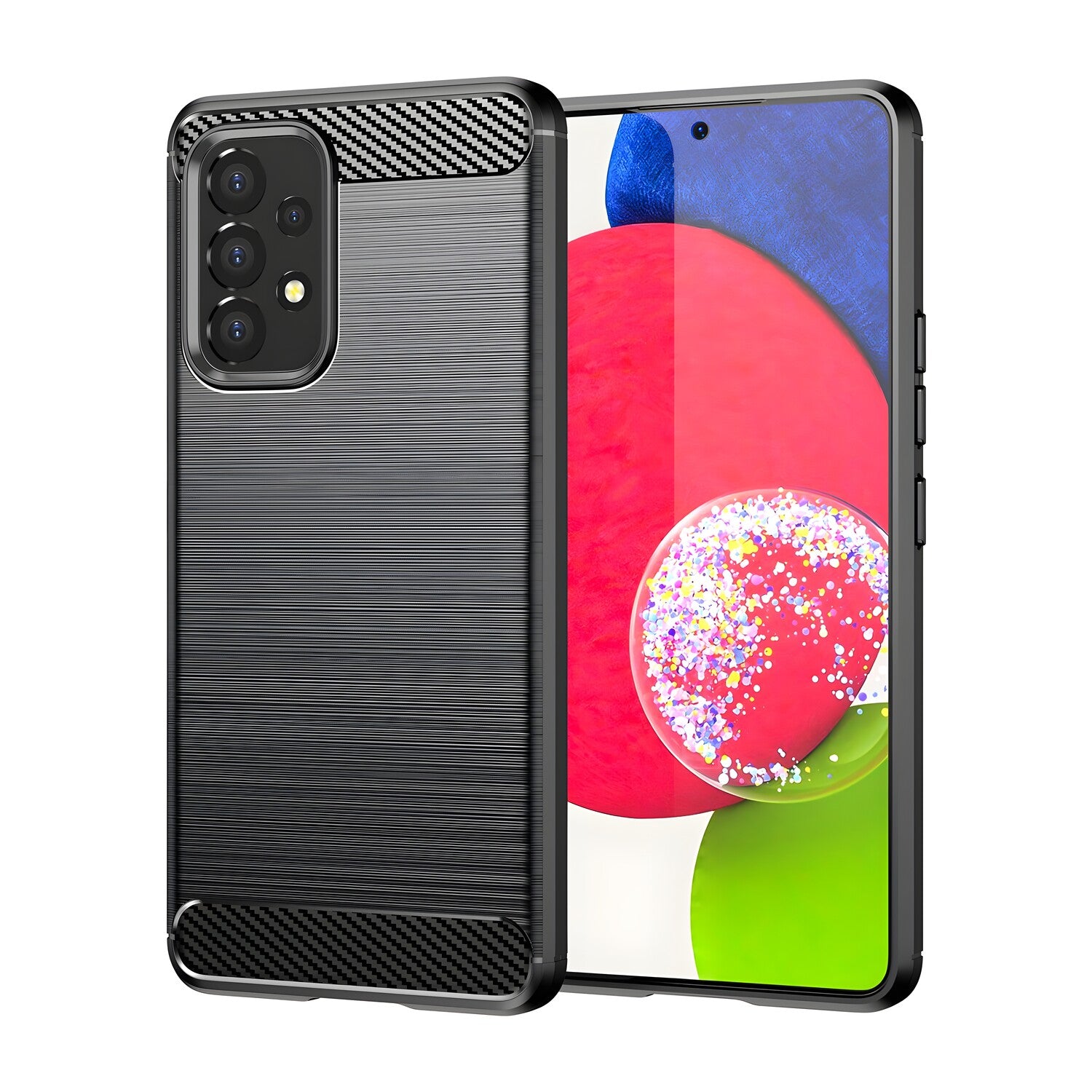 Futrola Carbon Shield TPU za Samsung Galaxy A53 5G - Crna KP15211