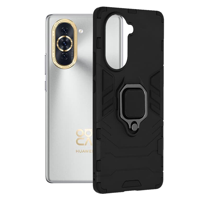 Techsuit - Silicone Shield - Huawei nova 10 - crna