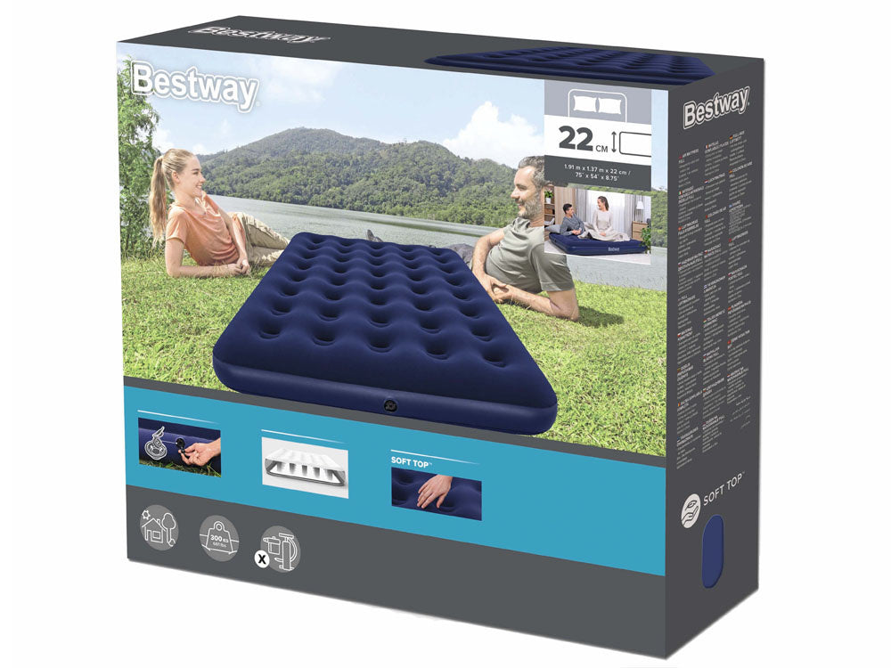 Bestway zračni madrac od velura 191x137cm