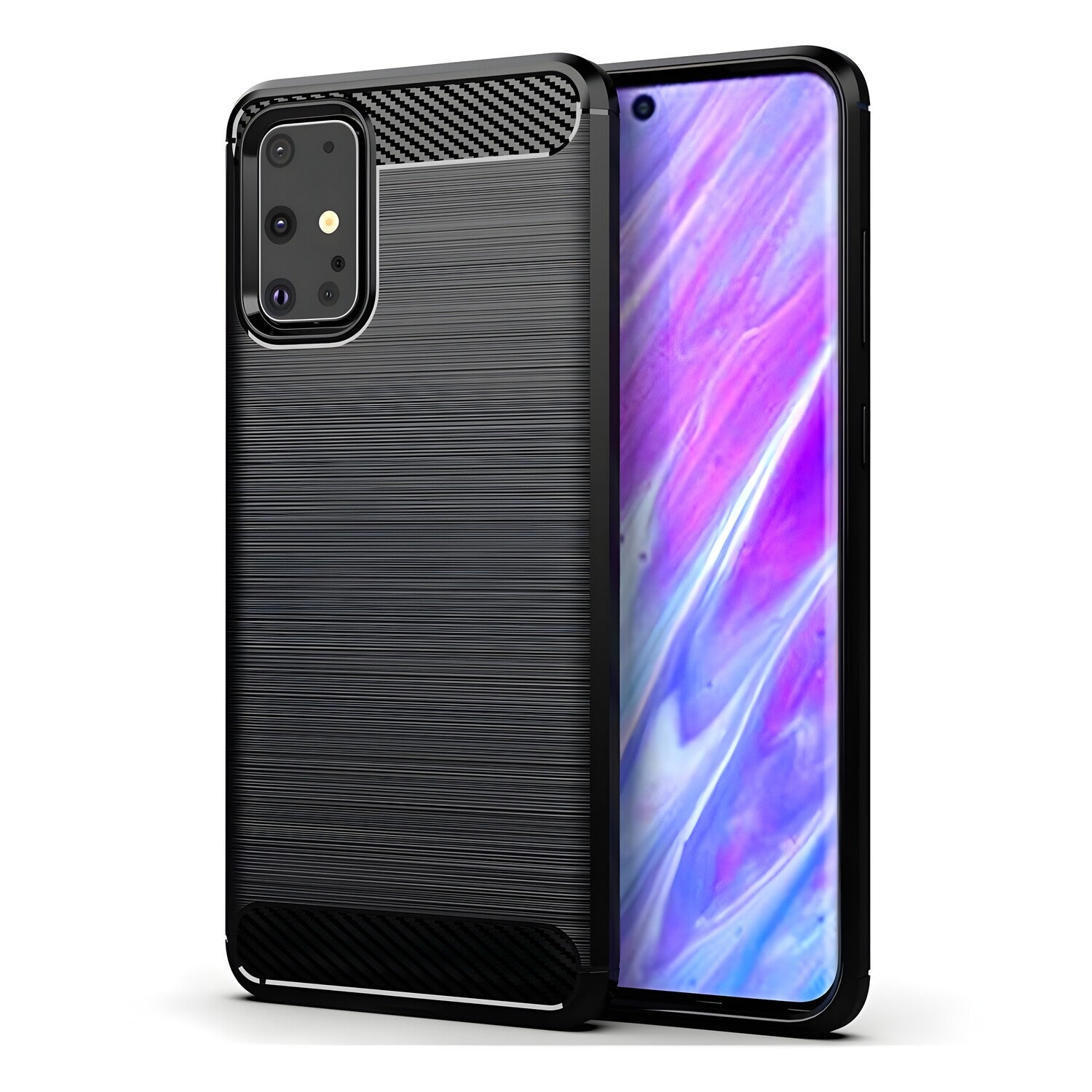 Futrola Carbon Shield TPU za Xiaomi Poco M2 Pro - Crna KP19358