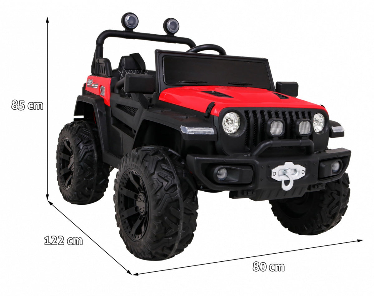 Auto na akumulator Master Of Terain 4x4 - crveni