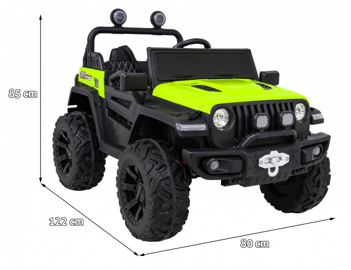 Auto na akumulator Master Of Terain 4x4 - zeleni