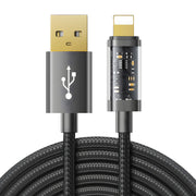 Joyroom USB kabel - Lightning za punjenje / prijenos podataka 2,4 A 20 W 2 M - Crna KP22404