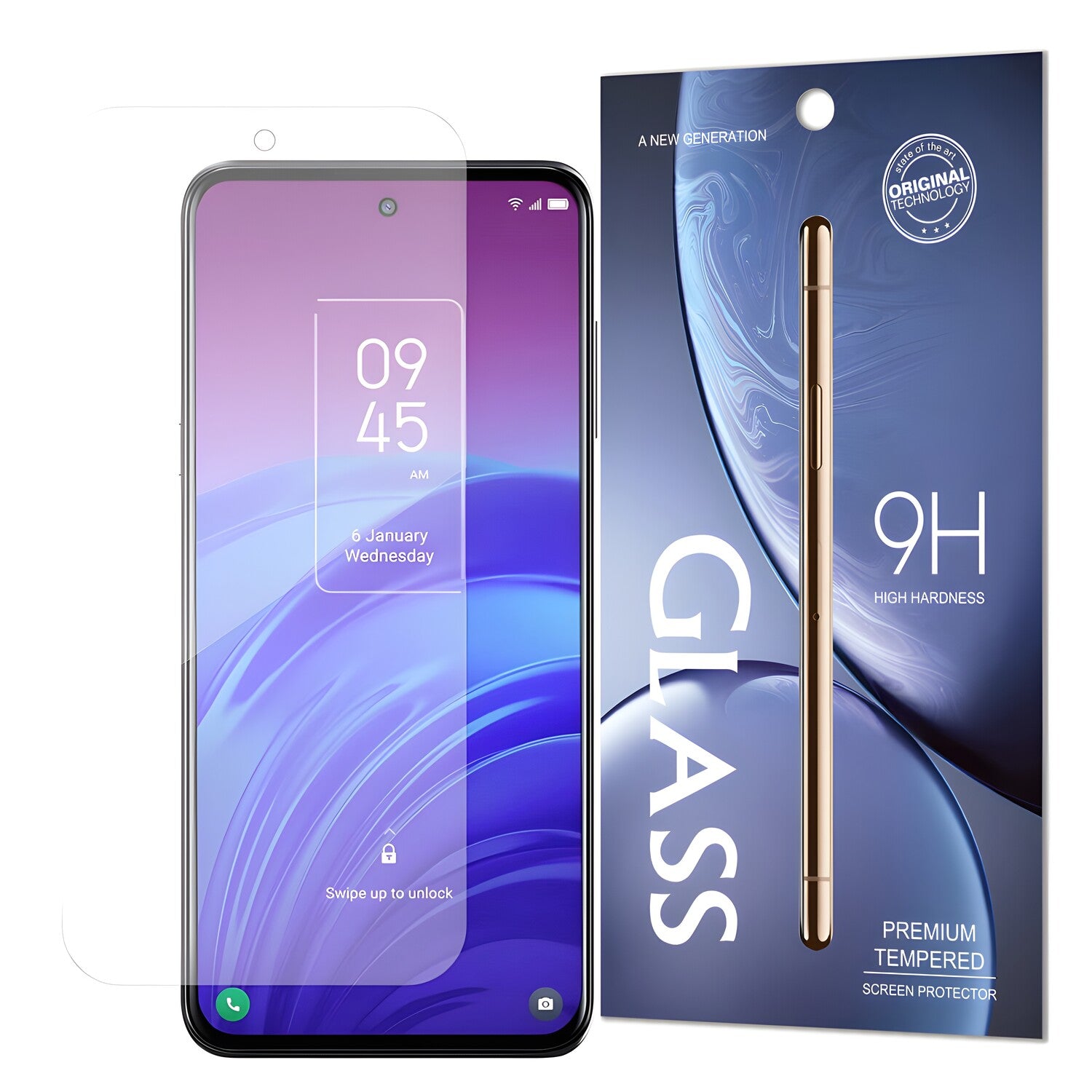 Kaljeno staklo 9H za TCL 20L - Prozirna KP22485
