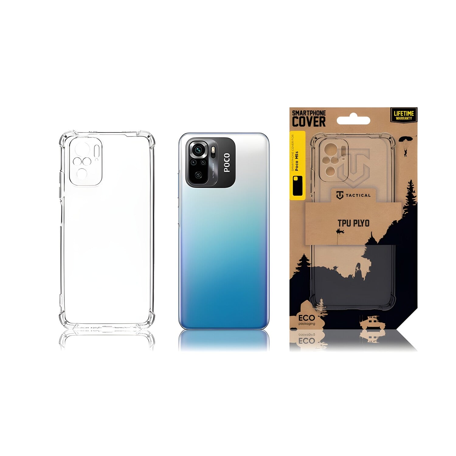 Tactical TPU futrola za Xiaomi Poco M5s - Prozirna KP22819