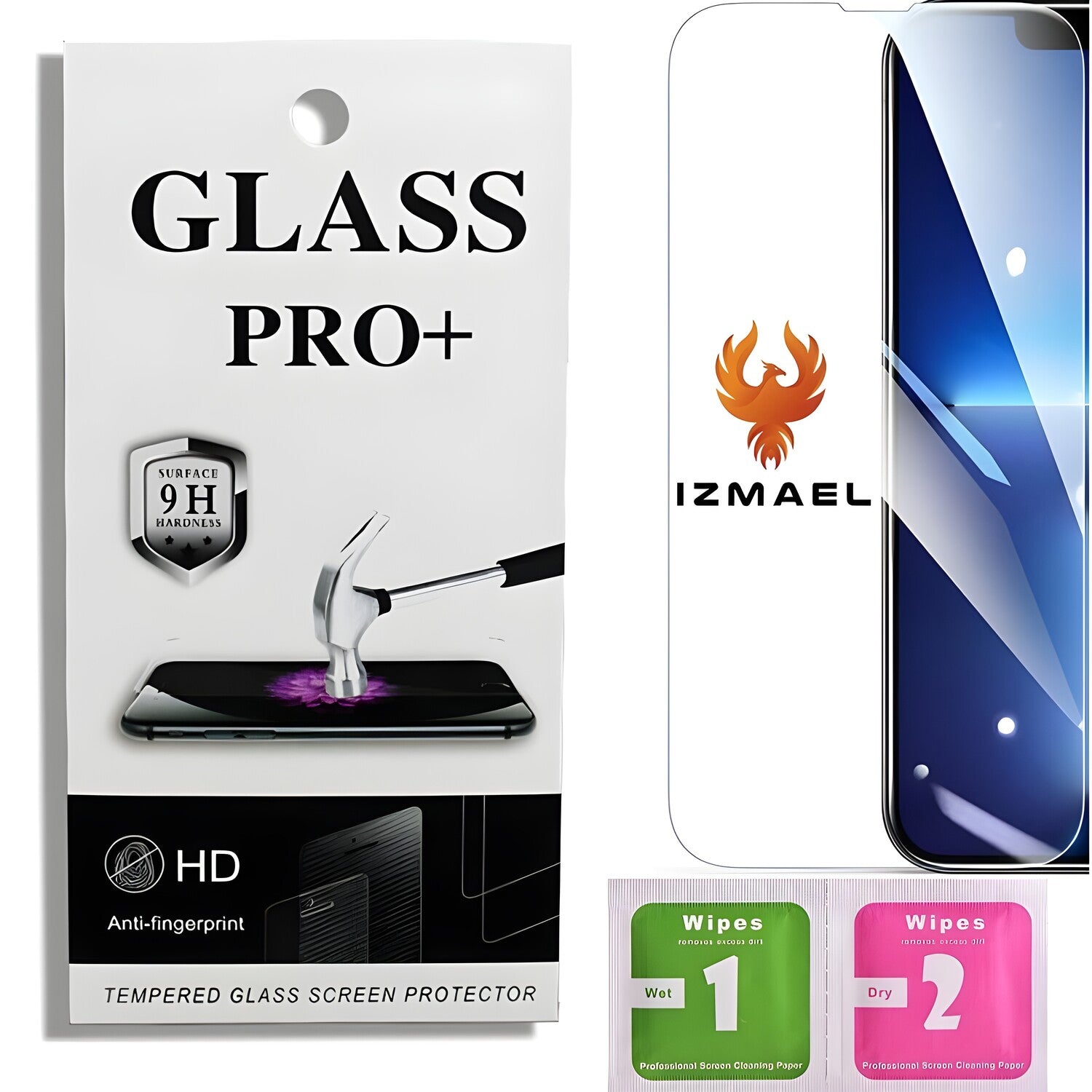 Prémično zaštitno staklo 9D Izmael za Realme C33/V11 5G/C21Y - Prozirna KP23116