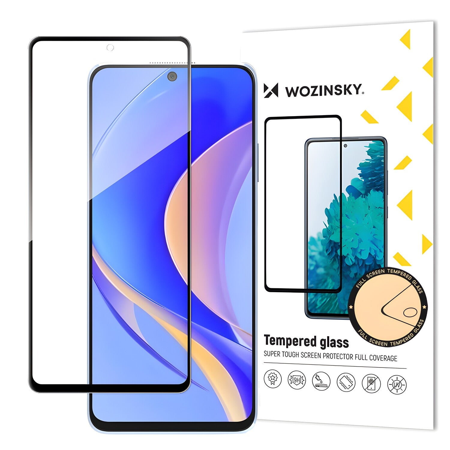 Wozinsky zaštitno kaljeno staklo za Huawei Nova Y90 - Crna KP24493