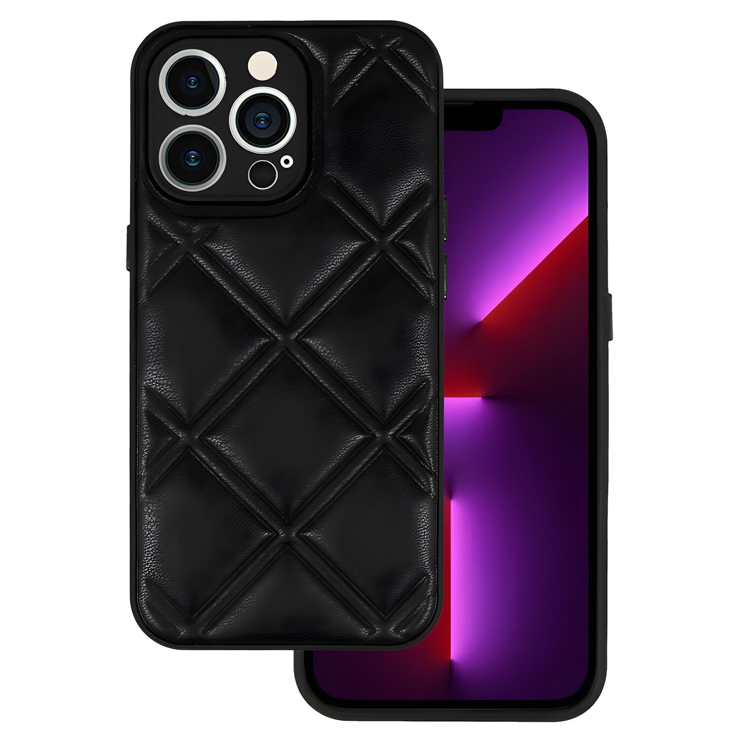 Koženo 3D kućište za Xiaomi Redmi 9A - Crna Tip1 KP25464