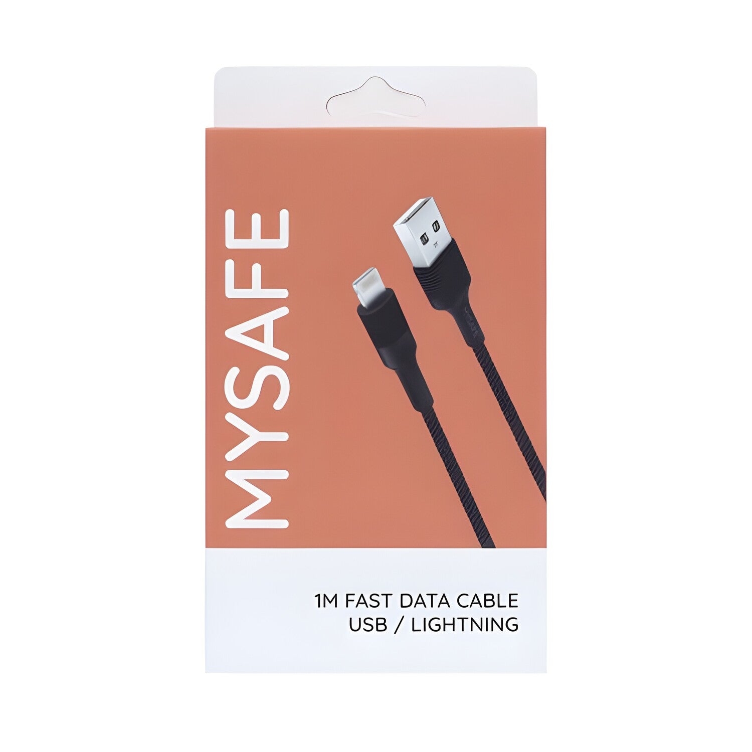 MySafe kabel - 1m - Lightning - Crna KP25591