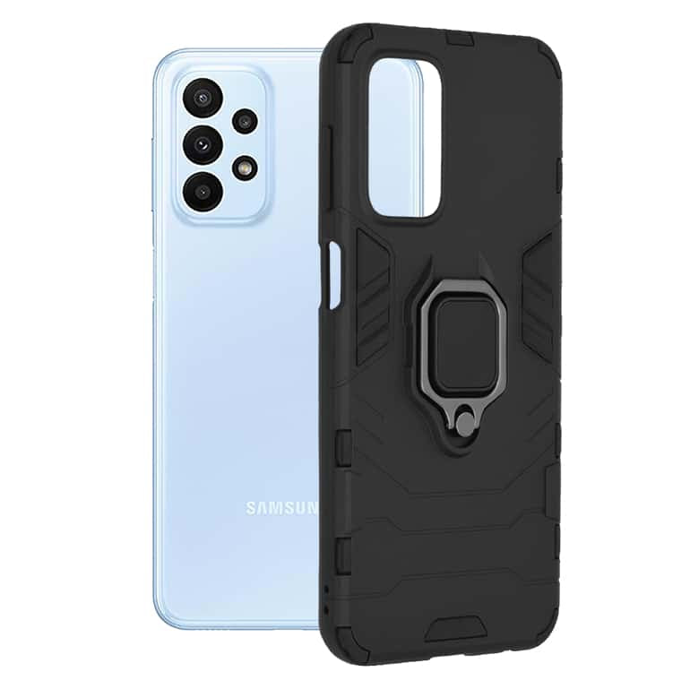 Techsuit - Silicone Shield - Samsung Galaxy A23 4G / A23 5G - Crna