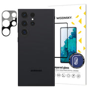 Wozinsky kaljeno staklo za kameru 9H za Samsung Galaxy S23 Ultra - Crna KP26314